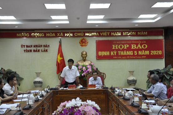 Đắk Lắk: Họp báo định kỳ tháng 5/2020
